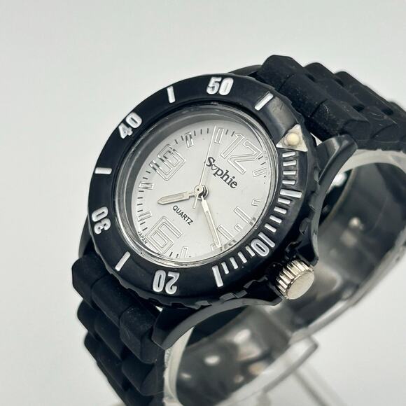 Sophie White Dial Women’s Quartz Watch, Black 35mm Working - Picture 3 of 8
